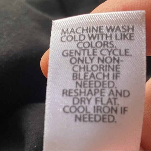 J Jill Wearever Collection Tunic Large Black White Piping Long Sleeve Lagenlook - Picture 11 of 16